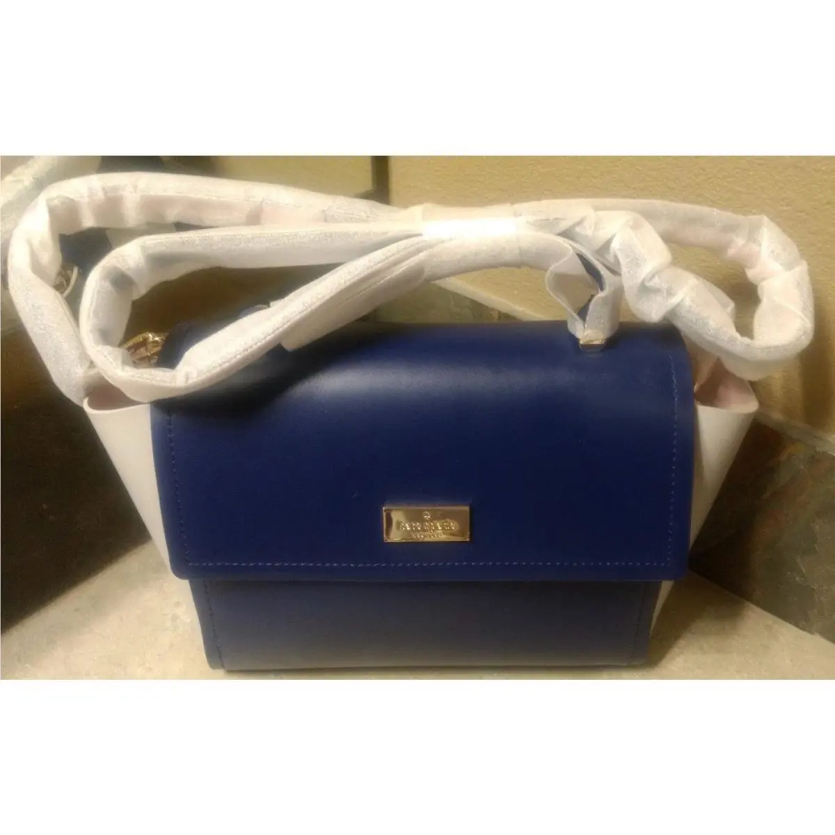 Kate Spade NY Arbour Hill Charline Leather Bag Blue