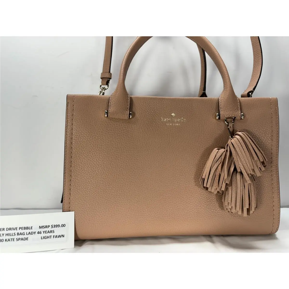 Kate Spade Ny-nwt Now Very Soft Pebbled Lea