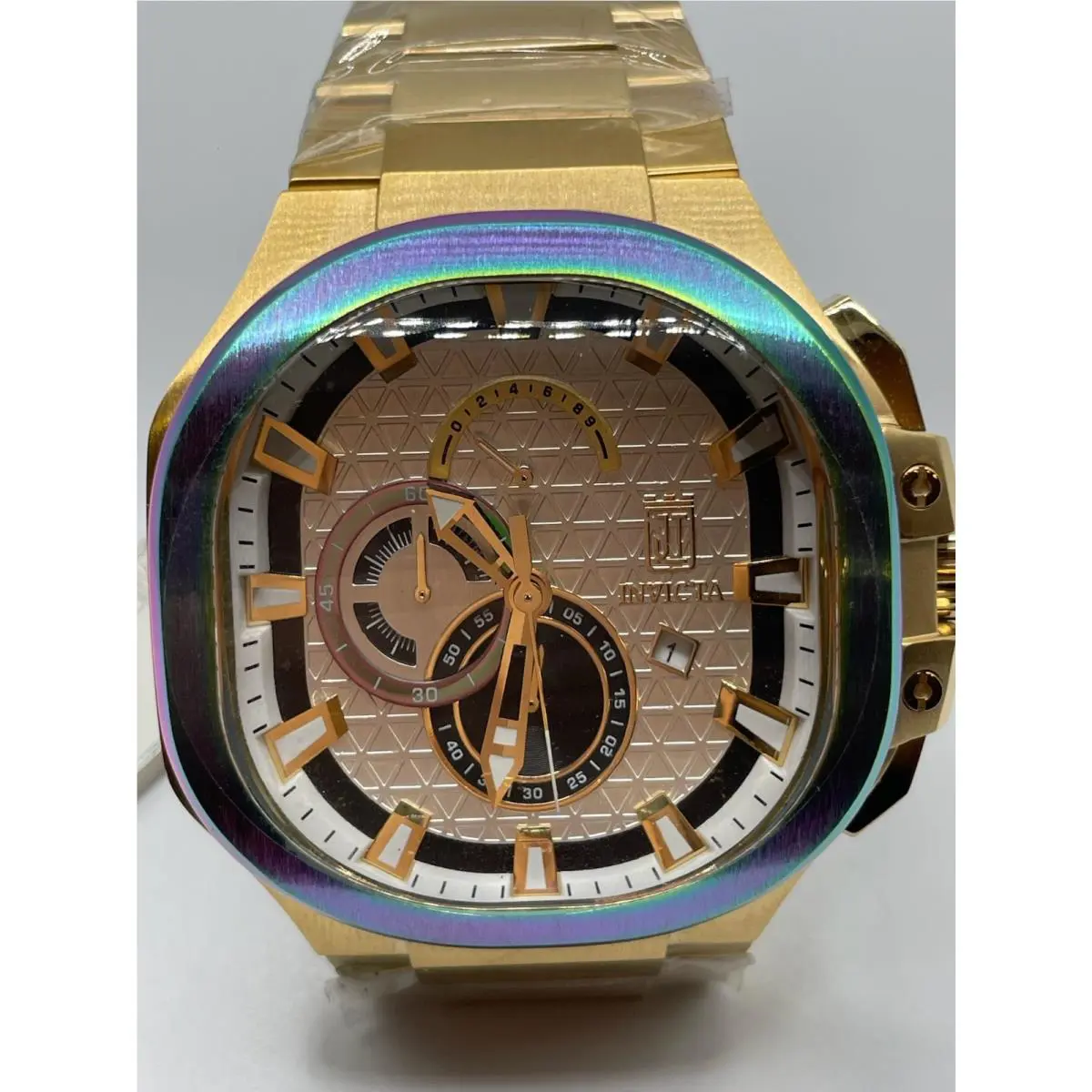 Invicta Jason Taylor Men`s Watch - 52mm Gold One of 999 Limited Edition 41953