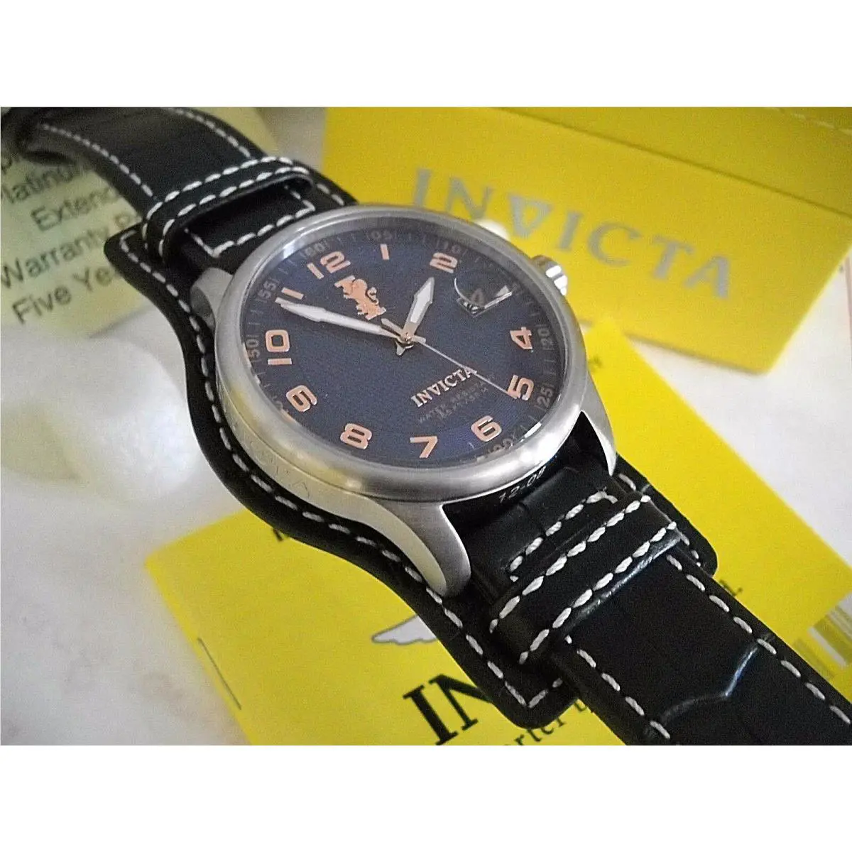 Invicta Mens Legato Quartz Watch and Papers