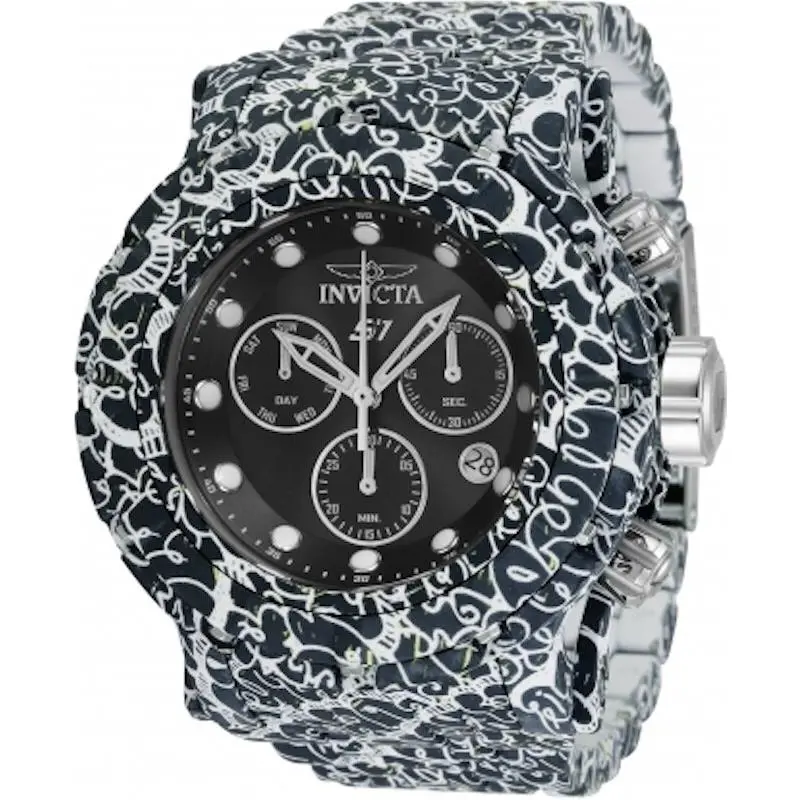 Invicta Men`s 54mm S1 Rally Graffiti Chronograph Hydroplated Watch 34896