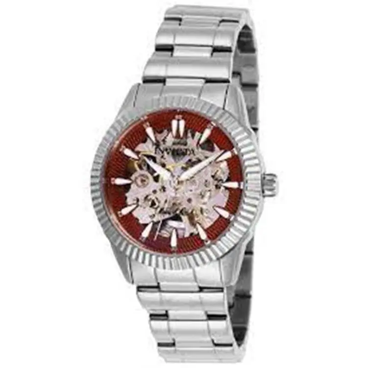 Invicta 26361 Women`s Objet D Art Automatic 3 Hand Red Skeleton Dial Watch