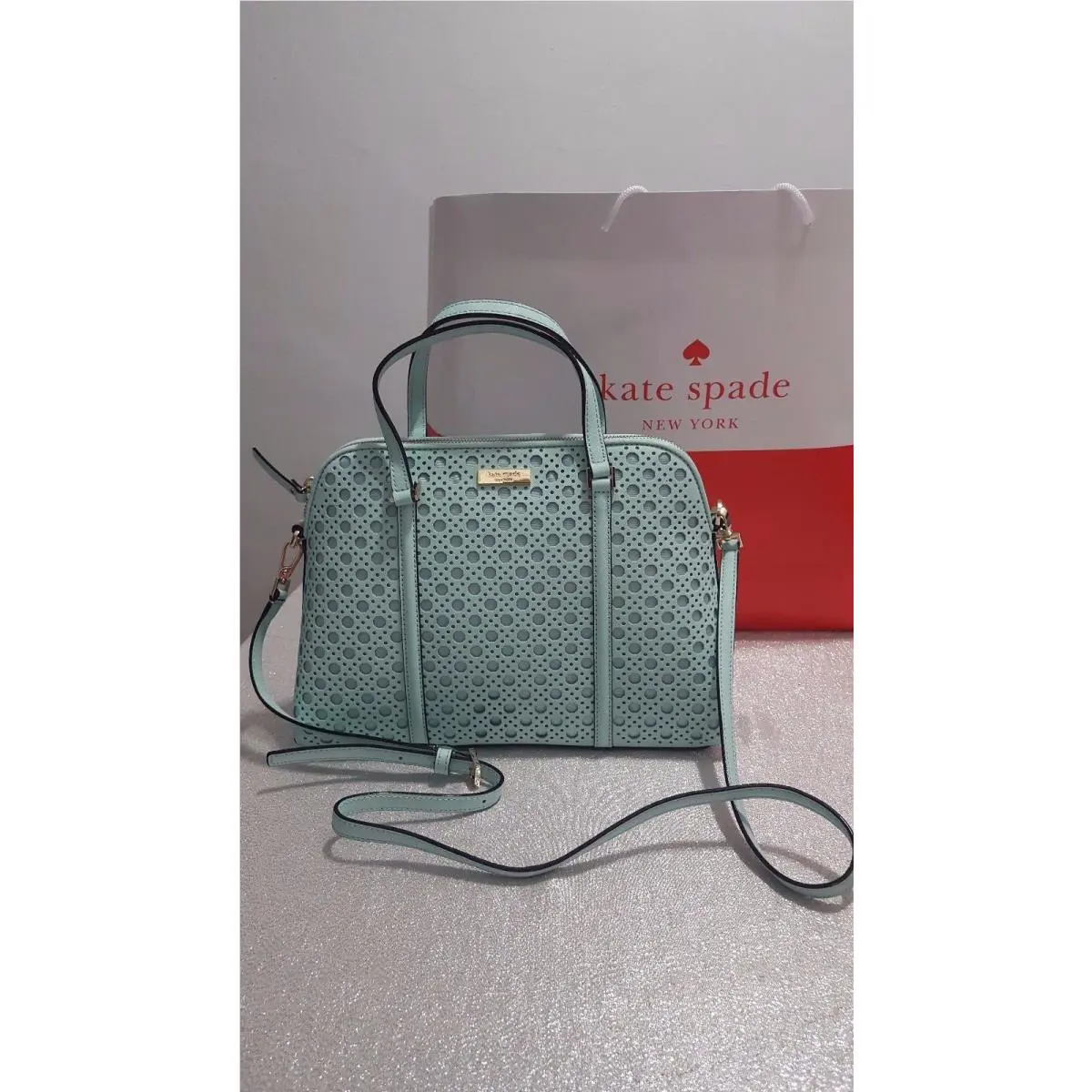 Kate Spade Small Rachelle Graceblue Newbury Lane Crossbody Handbag