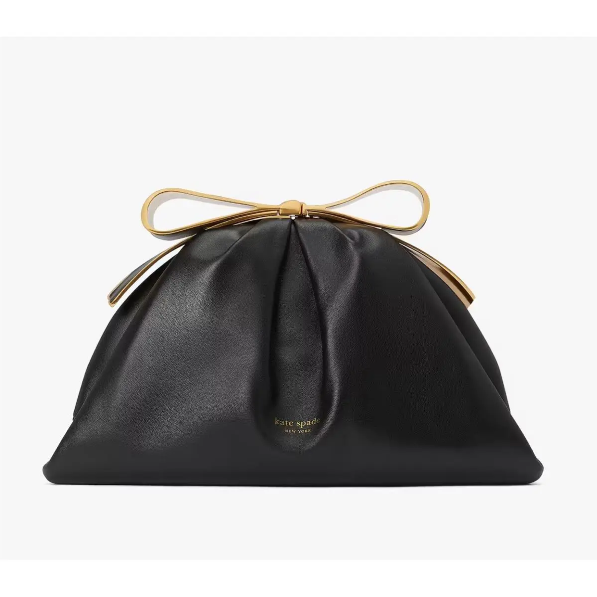 Kate Spade Bow Frame Clutch KB277 Black Last One