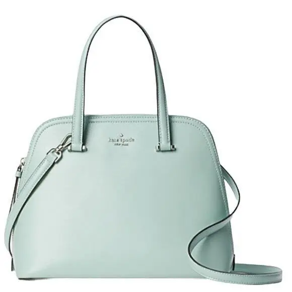Kate Spade Patterson Drive Medium Dome Satchel Spring Meadow Leather Purse