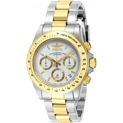 Mens Invicta 7029 Speedway Chronograph Two Tone Bracelet Watch