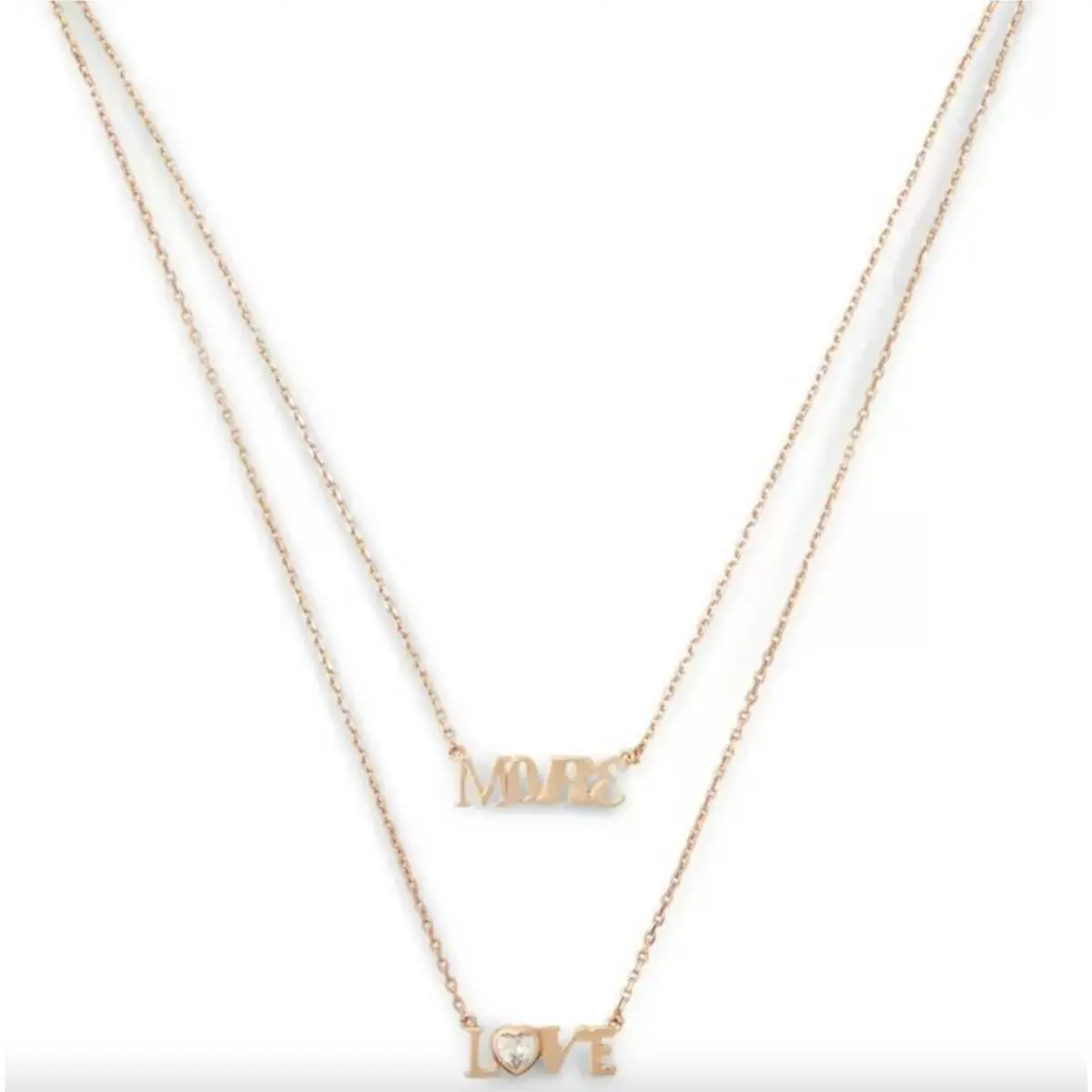 Kate Spade New York Spell IT More Love Gold-tone Pendant Necklace 16