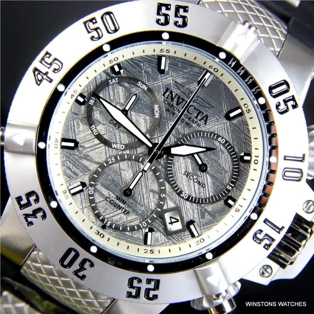 Invicta Subaqua Noma Iii Meteorite Swiss Mvt Chronograph Black 50mm Watch