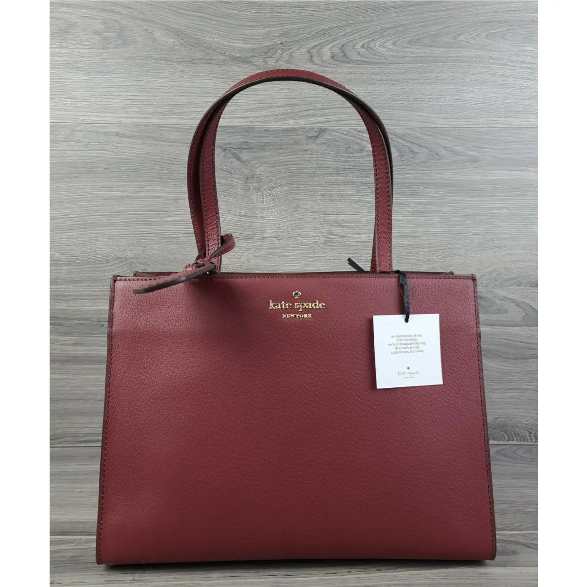 Kate Spade Tote Leather Thompson Street Large Sam Handbag Sienna