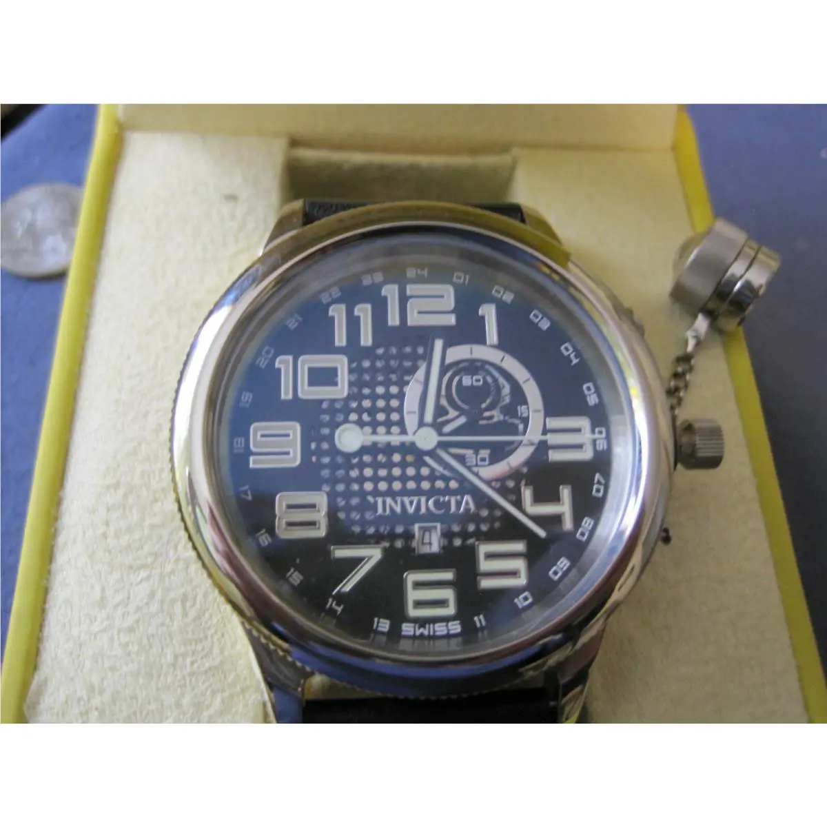 BX 033 Mans Stainless Steel  Russian Diving Date Watch by Invicta