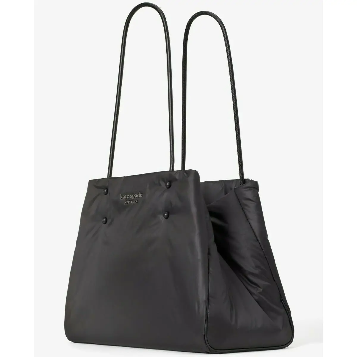 Kate Spade Everything Puffy Large Black Nylon Tote PXR00275 Retail