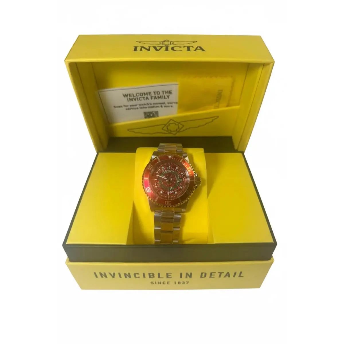 50521  Mens Pro Diver House of Cards Two Tone 40mm Roulette Face by Invicta