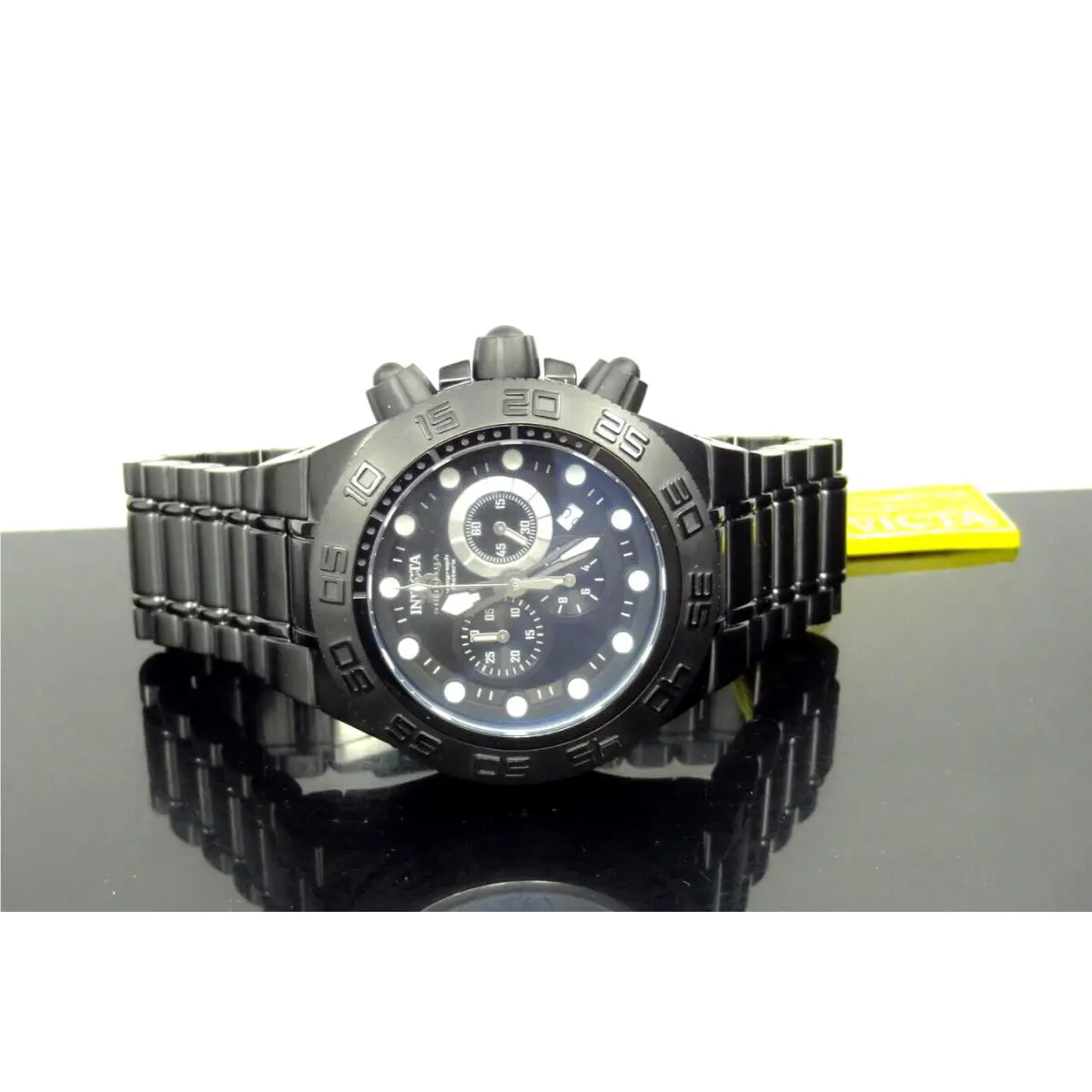 Invicta 12424 Subaqua Noma IV Black Stainless Men`s Watch 995 Great Gift
