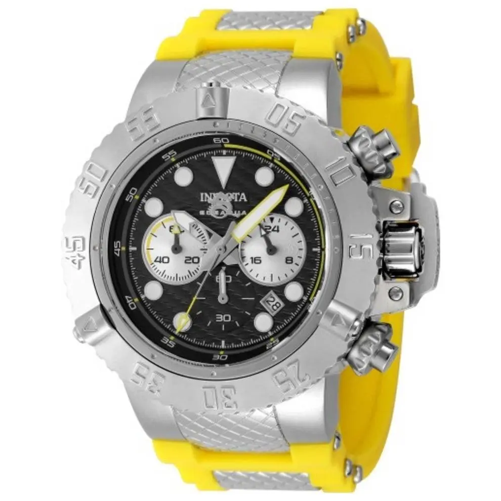 Invicta Men`s Subaqua 50mm Quartz Watch IN-47825 Yellow