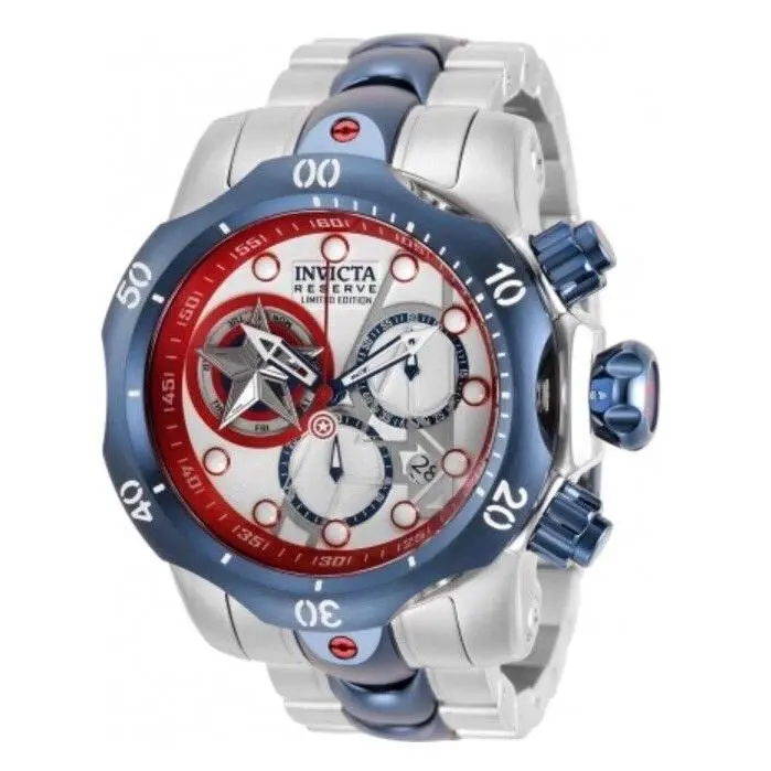 Invicta 32453 Marvel Capt America Limited Edition 4/3000 52mm Venom Watch