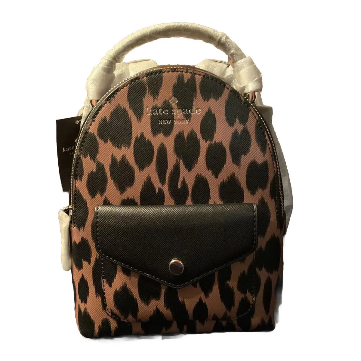 New Kate Spade Schuyler Mini Backpack Spotted Animal Print