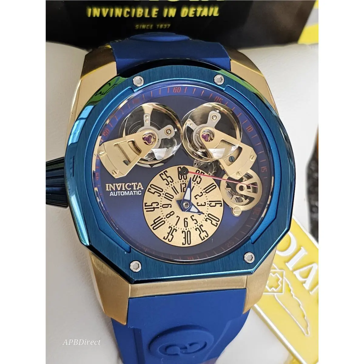 Invicta - Corduba Diver - Double Open Heart Automatic Gold - Mens Watch
