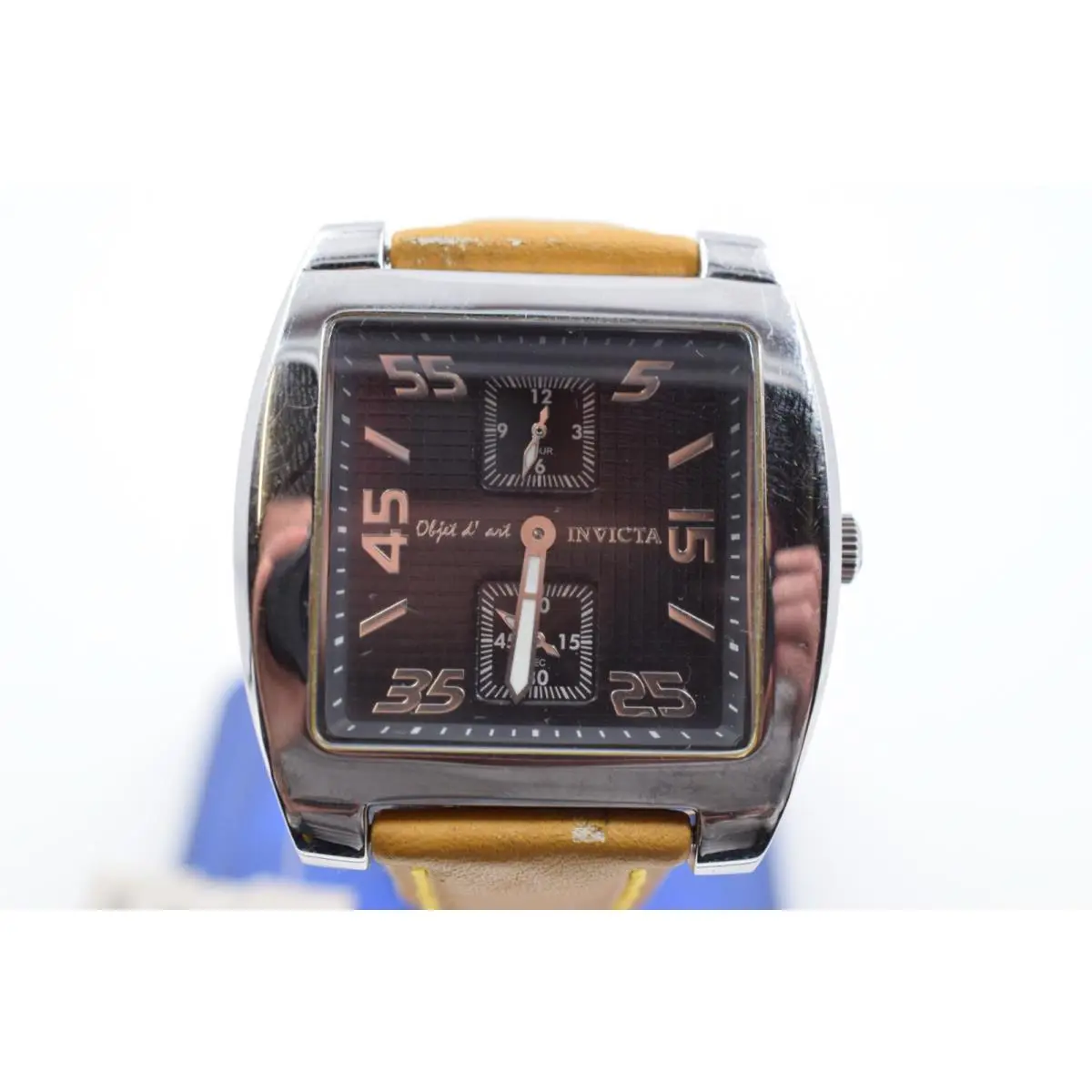 Invicta Men`s Watch Swiss Movt. Stainless Steel Model 2161 Water Resistant 30m