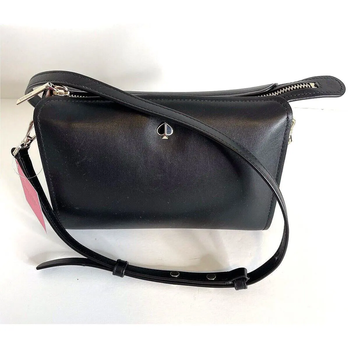 Kate Spade Purse Black Leather Crossbody Andi Convertible Shoulder Handbag New