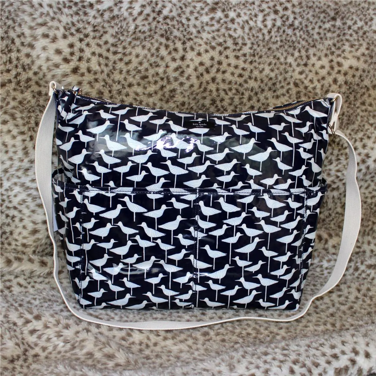 Kate Spade Sandpiper Daycation Serena Baby Diaper Bag Purse WKRU1561 Pelican
