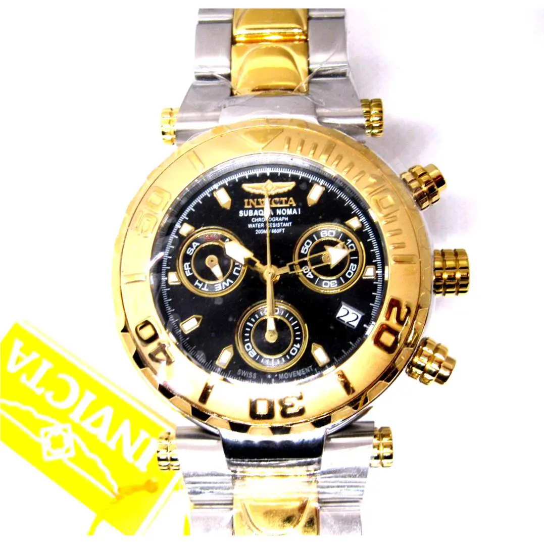 Invicta Subaqua Noma 1 Abalone Dial Limited Edition Men`s Swiss Ronda Z60 Watch
