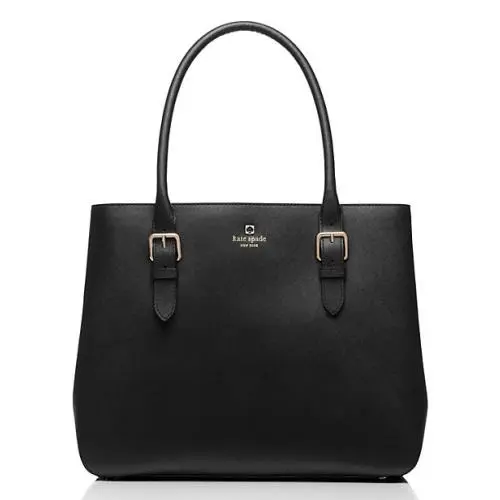 Kate Spade Black Leather Cove Street Airel Handbag Purse Satchel Retail