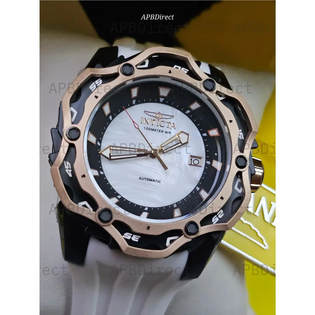 Invicta - Ripsaw - Automatic - Platinum Mother-of-pearl Dial - Mens Watch