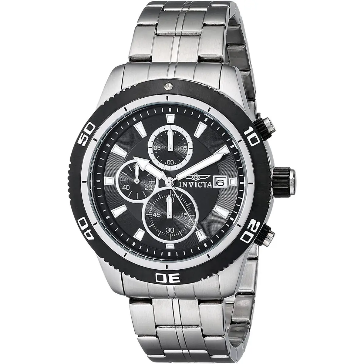 Invicta Men`s 17439 Specialty Analog Display Japanese Quartz Silver Wrist Watch