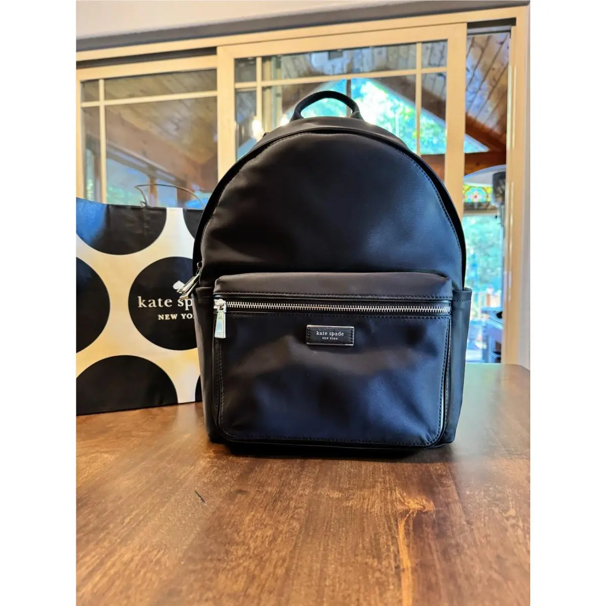 New Kate Spade New York Sam Icon Medium Nylon Backpack KB133