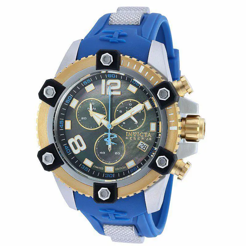 Mens Invicta 20817 Reserve Octane Victory Cruise Chronograph Blue Watch