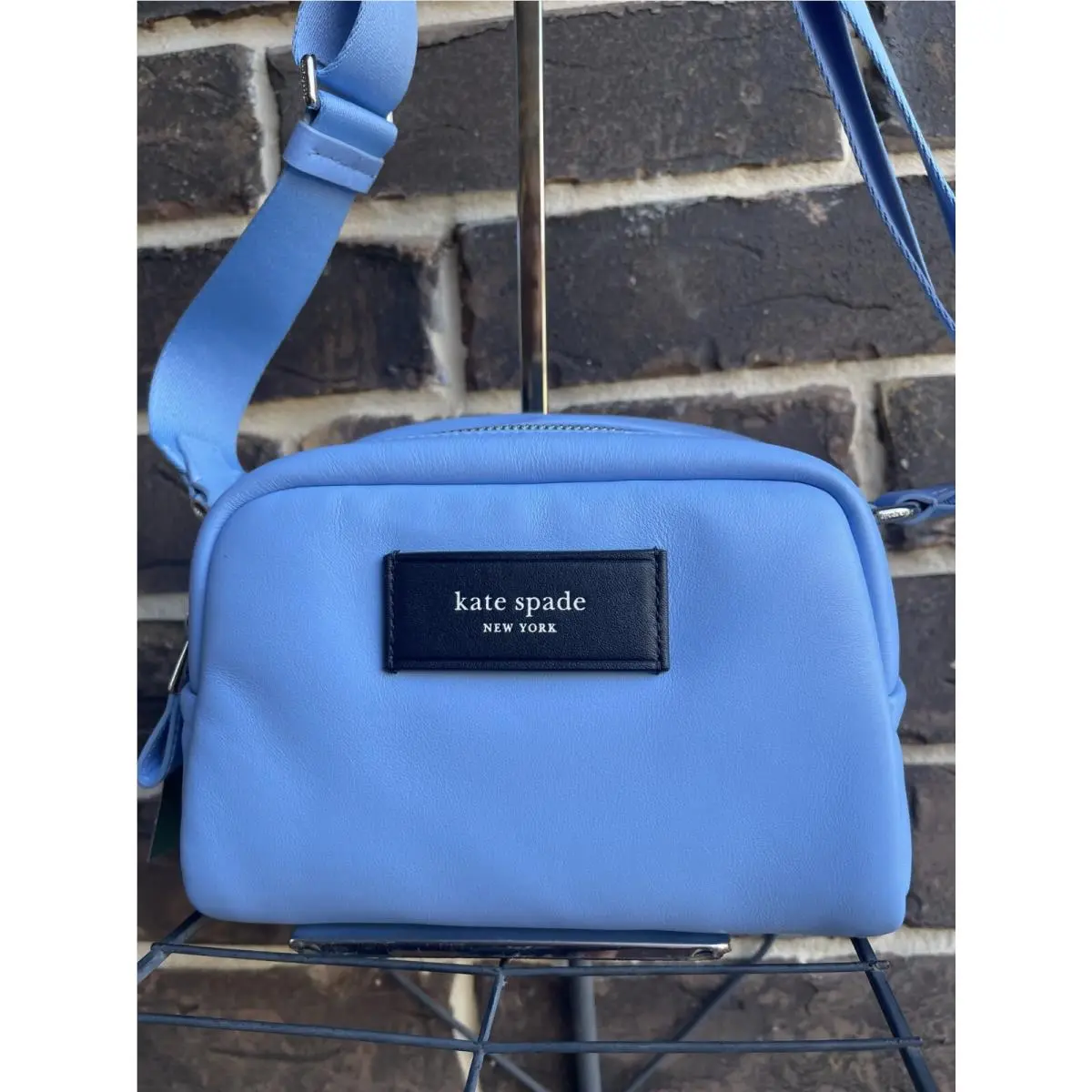 Kate Spade Puffy Small Crossbody Bag Astral Blue