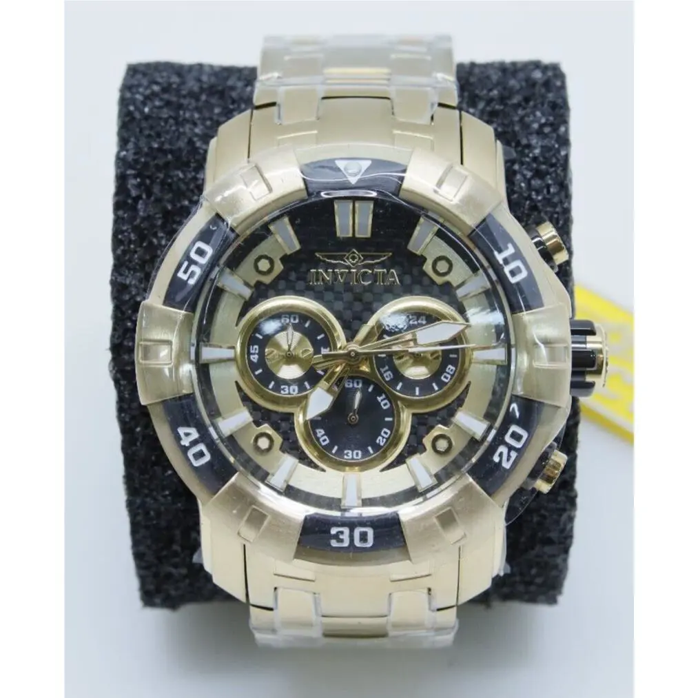 Invicta Men`s 36046 Pro Diver Scuba Gold-tone Stainless Steel Watch