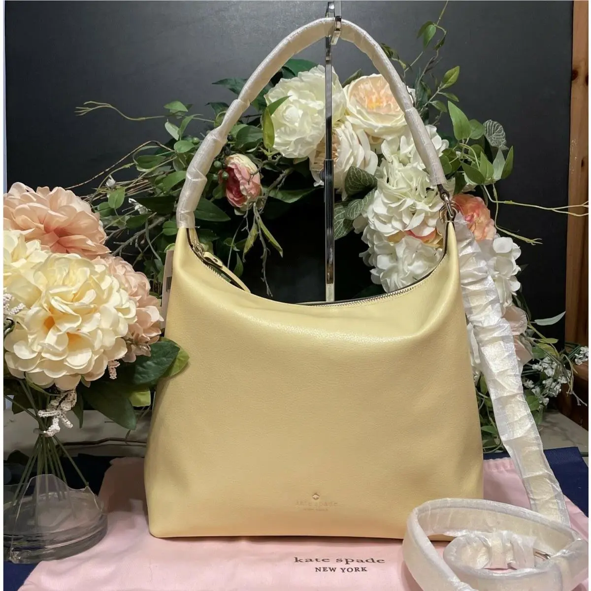 Kate Spade New York Greene Street Kaia Hobo/shoulder W/crossbody Butter Yellow