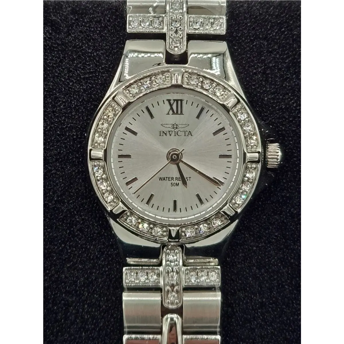 Invicta Wildflower Silver Dial Stainless Steel Ladies Watch 0132