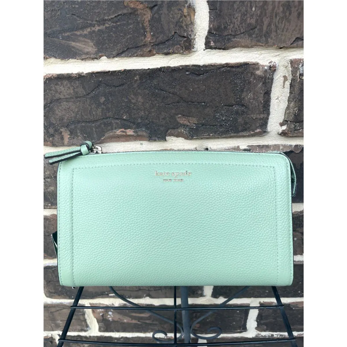 Kate Spade Knott Small Crossbody Beach Glass Green