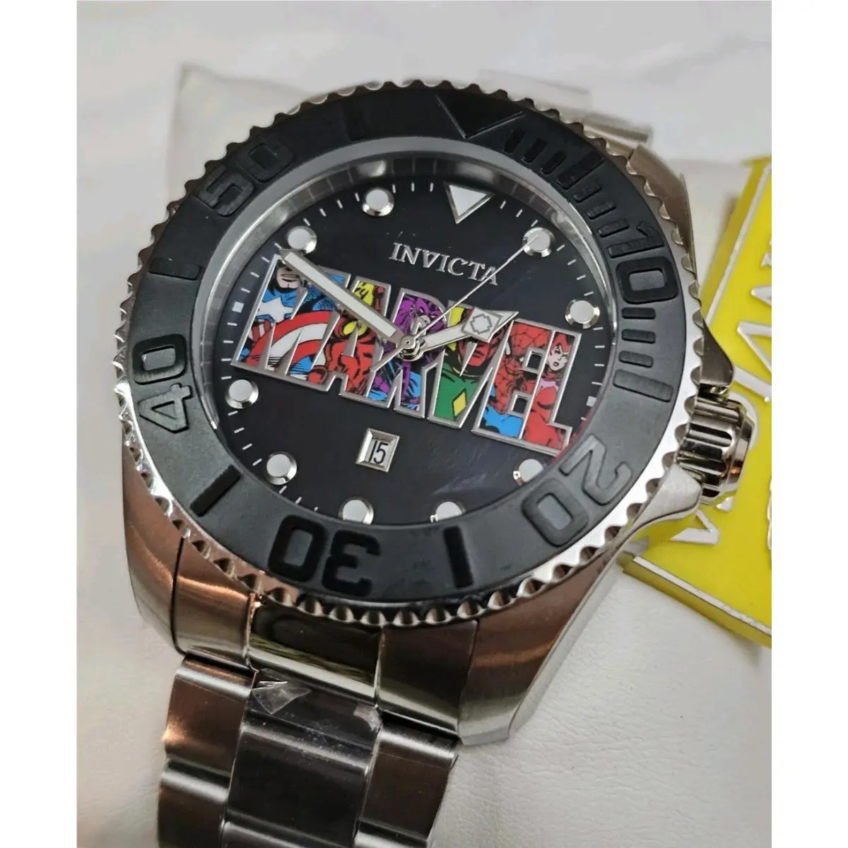 Invicta - Marvel 68 Logo - 50mm Limited Edition Flame-fusion Mens Quartz Watch