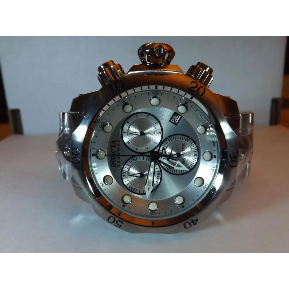 Invicta Subaqua Hybrid Men`s 51mm Black Yellow Dial Stainless Steel Watch