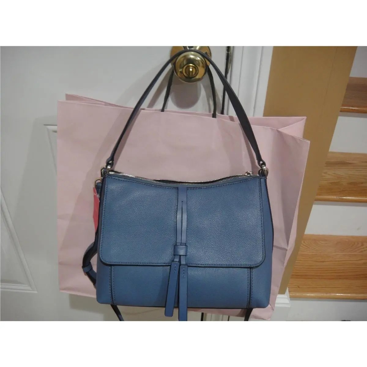 New Kate Perkins Street Celena Leather Bag 100%Authentic