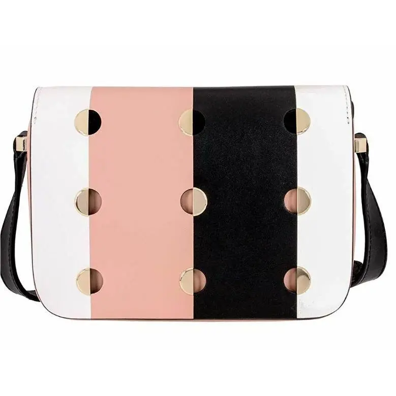 Kate Spade Mod Dot Sml Shoulder Xbody Black Multi/gold Handbag Dustbag