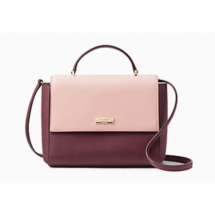 Kate Spade Paterson Court Brynlee Satchel WKRU3877 Mulled Wine/rose Jade