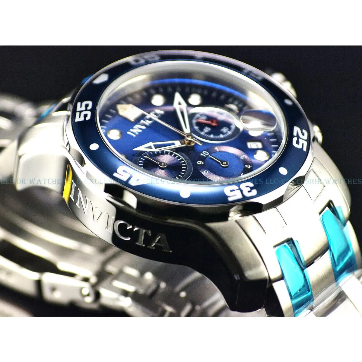 First Generation Invicta Swiss Isa 8371C Chronograph Scuba Pro Diver Watch