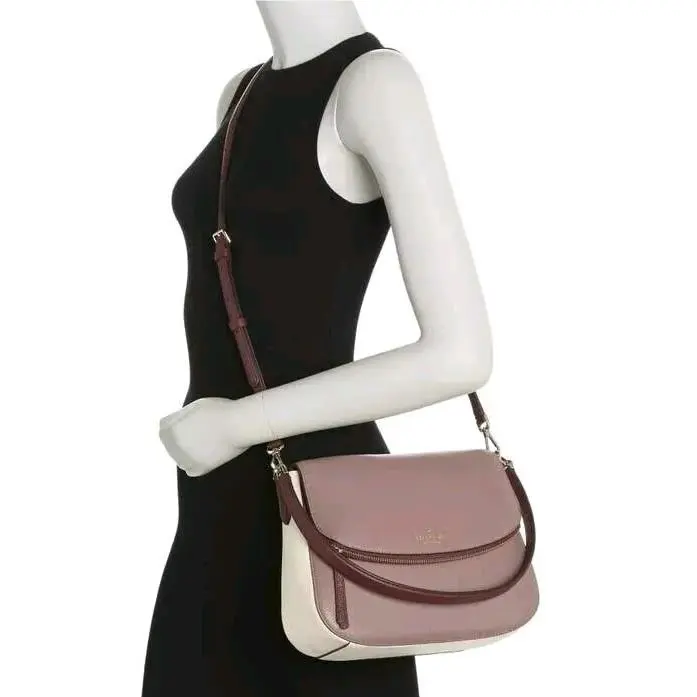 Kate Spade NY Jackson Medium Colorblock Leather Shoulder Crossbody Bag