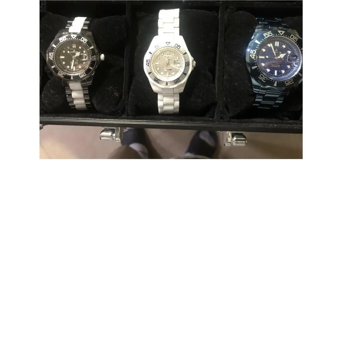 4685/4691/4694/Magnified Date/choose Only 1 / Ceramic/ 3 Only 1 On by Invicta