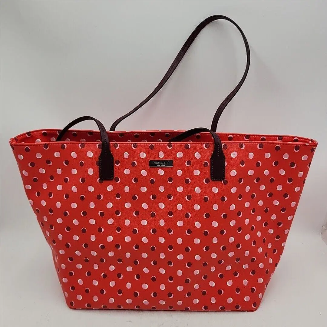 New Kate Spade Shore Street Fiesta Dot Margareta Tote Shoulder Bag