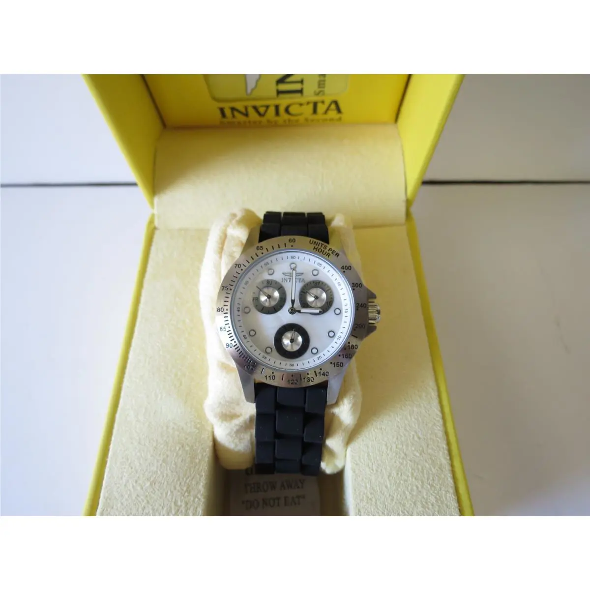 Invicta Women`s `speedway` Quartz Stainless Steel Silicone Casual Watch 21968