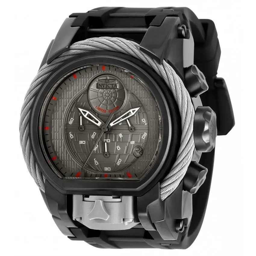 Star Wars Bolt Zeus Magnum Dual Time Watch Black/gray 33861 by Invicta
