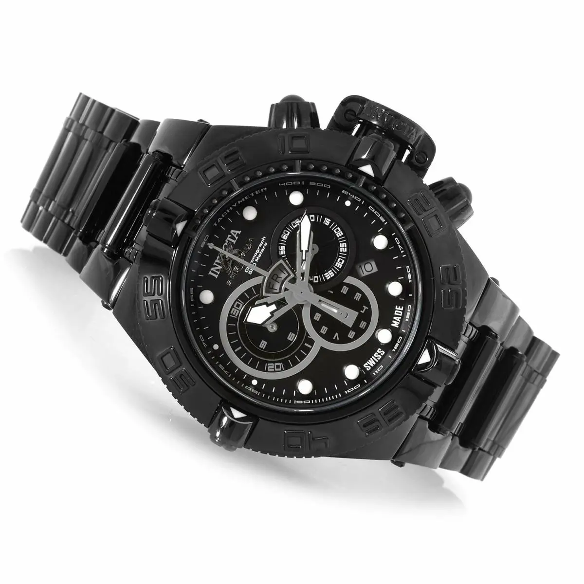 Mens Invicta 19164 Subaqua Noma IV Swiss Made Chronograph Bracelet Watch - Aqua