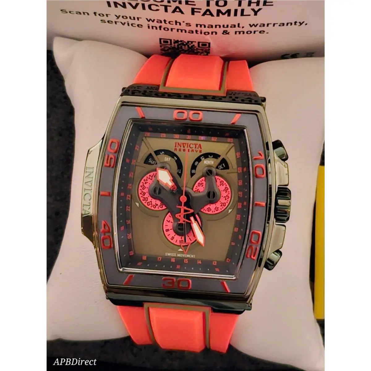 Invicta S1 Rally Diablo Swiss Master Calendar 5040.F - Reserve Mens Watch