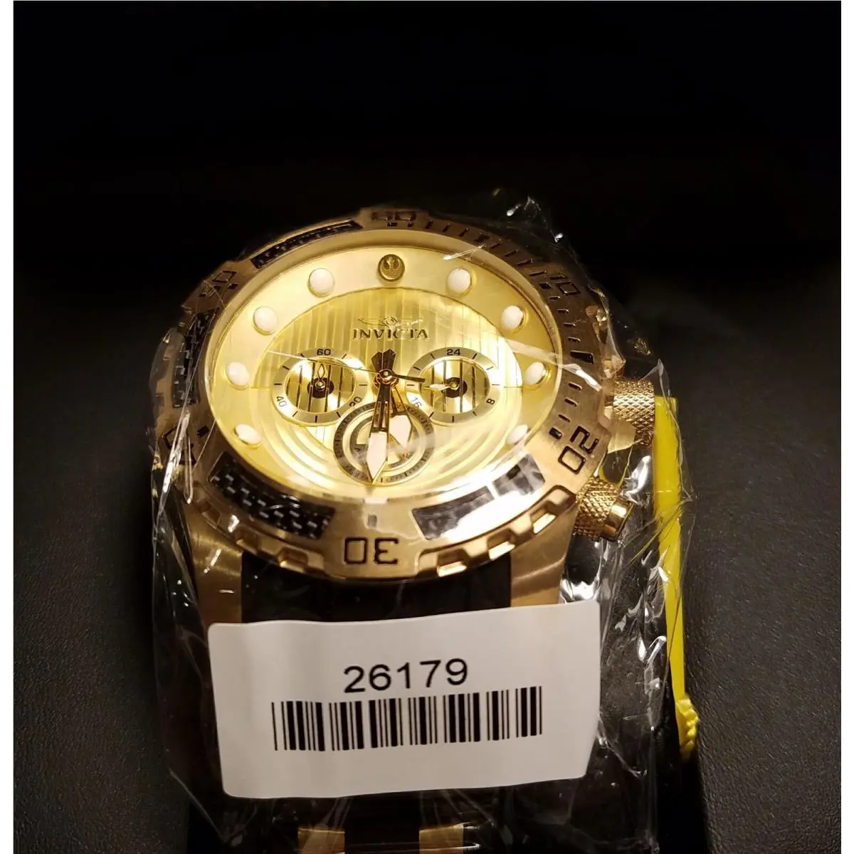 Invicta Starwars Gold Pro Diver Ltd Quartz Chronograph Silicone Strap C3P0