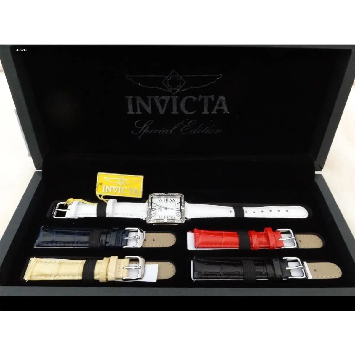Invicta 12410 Women`s Intercheangable Leather Straps Watch - Great Gift